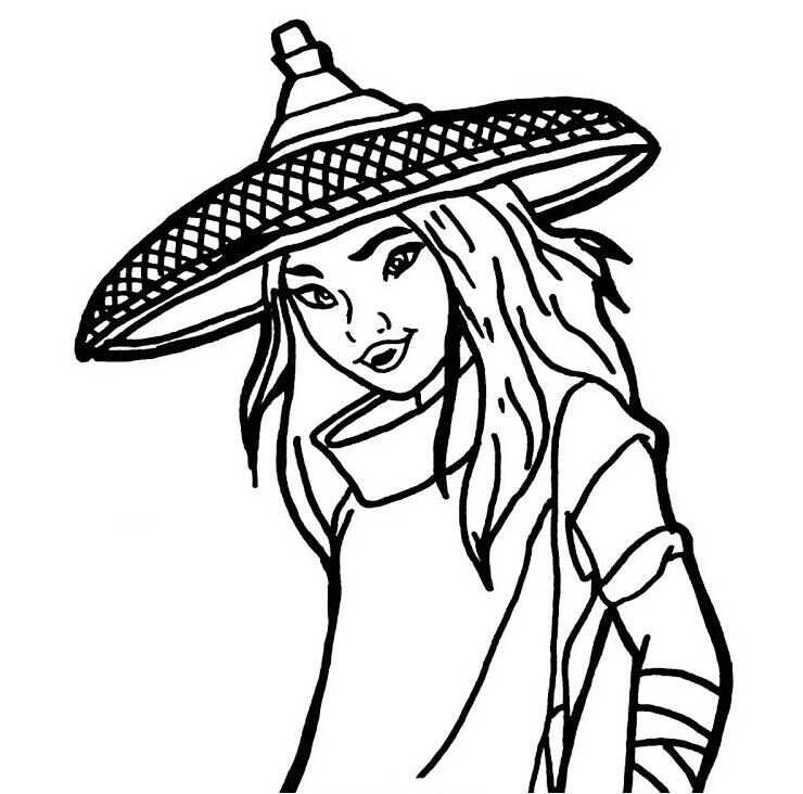 Raya Coloring Pages Printable Coloring Pages