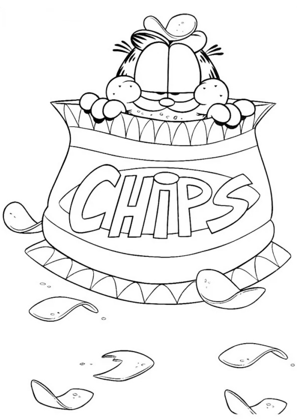 Lays Coloring Pages