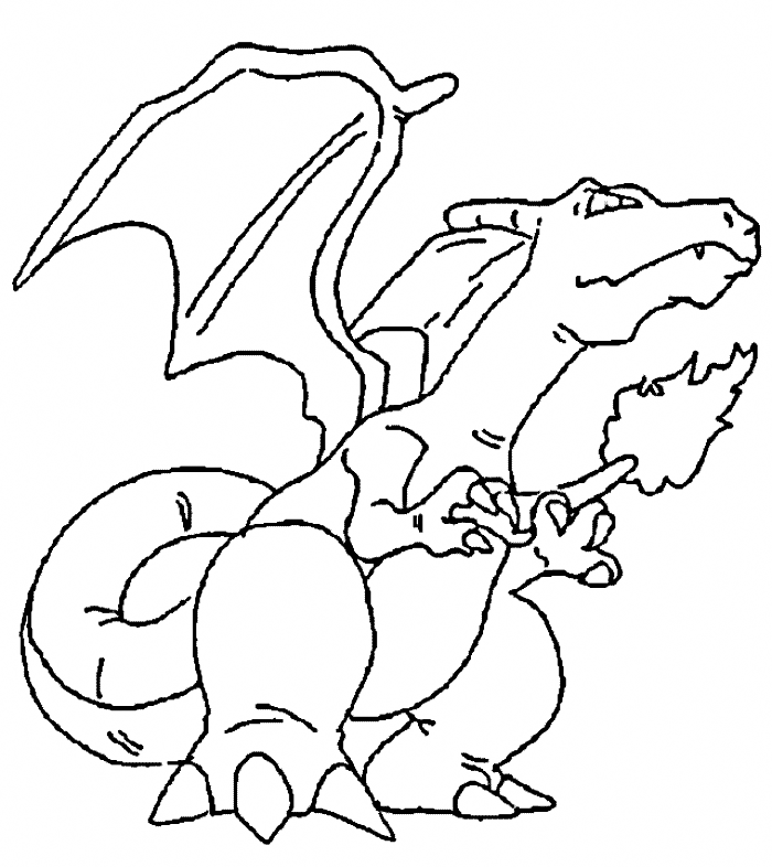 Charizard Coloring Sheets