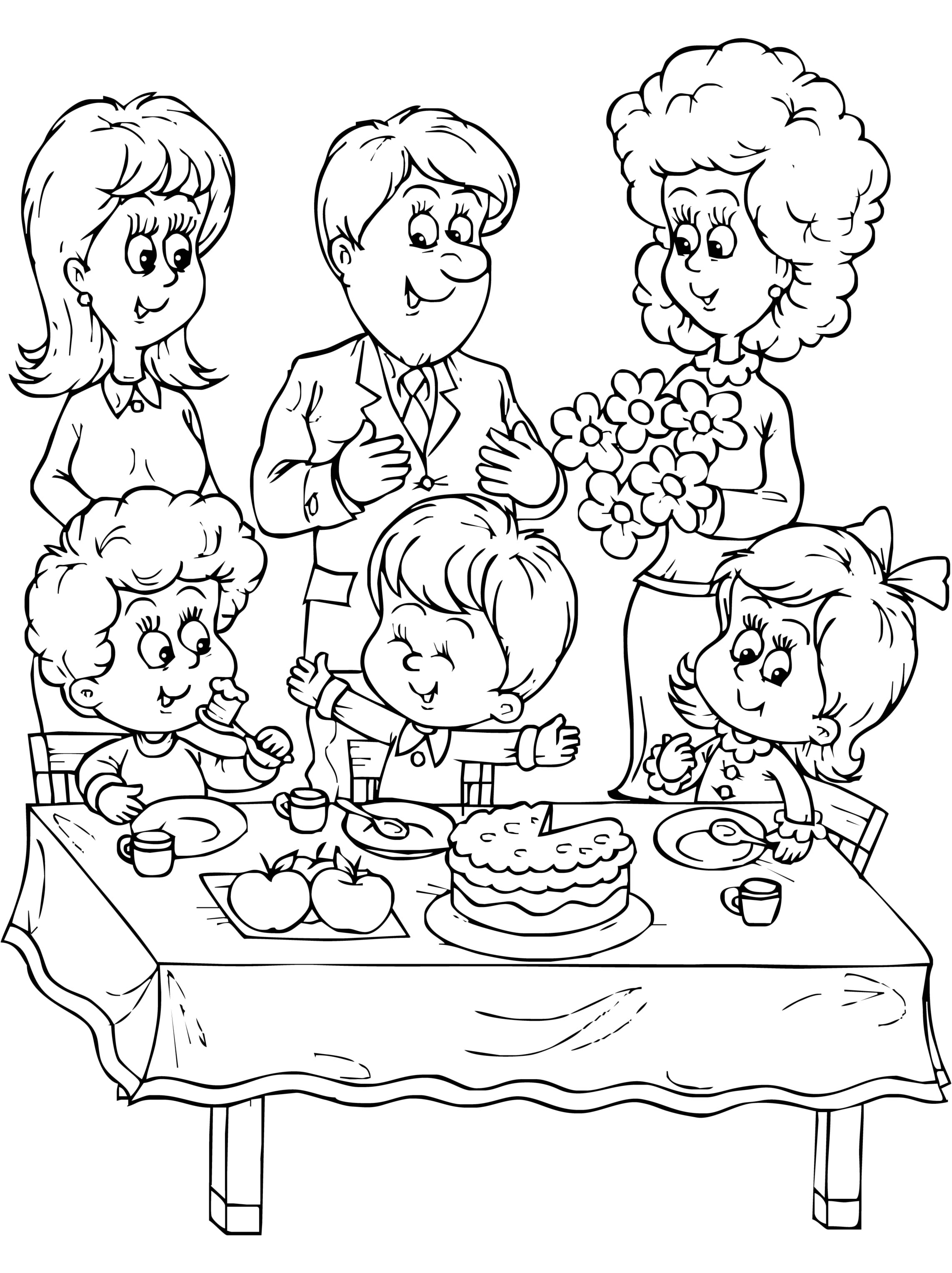lds family coloring page