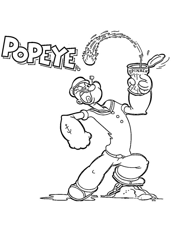 Popeye Coloring Pages - Best Coloring Pages For Kids