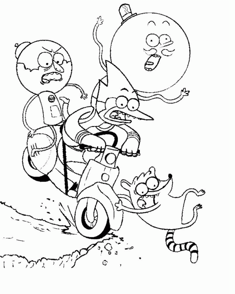 Regular Show Coloring Pages - Best Coloring Pages For Kids