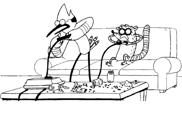 Regular Show Coloring Pages - Best Coloring Pages For Kids