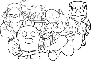 Brawl Stars Coloring Pages - Best Coloring Pages For Kids