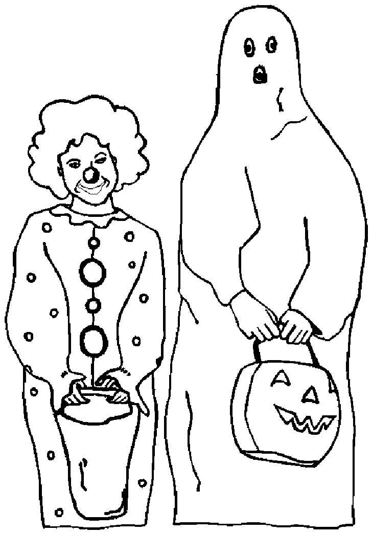 Trick or Treat Coloring Pages - Best Coloring Pages For Kids
