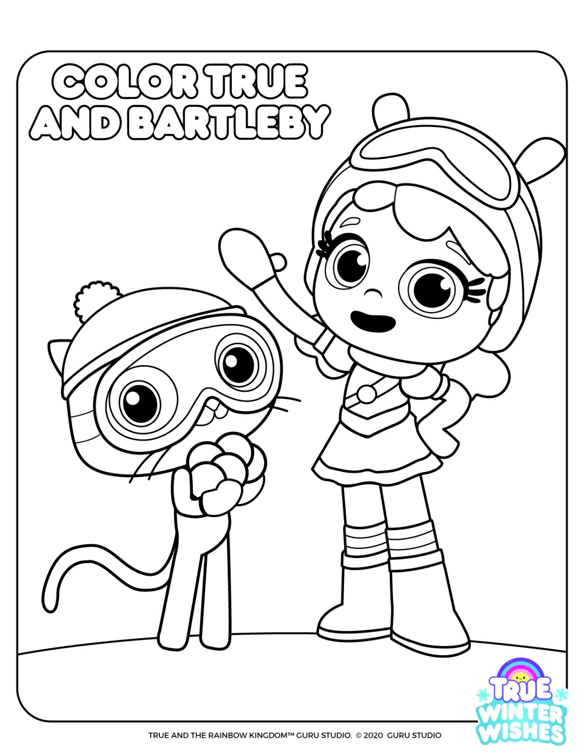 True and the Rainbow Kingdom Coloring Pages - Best Coloring Pages For Kids