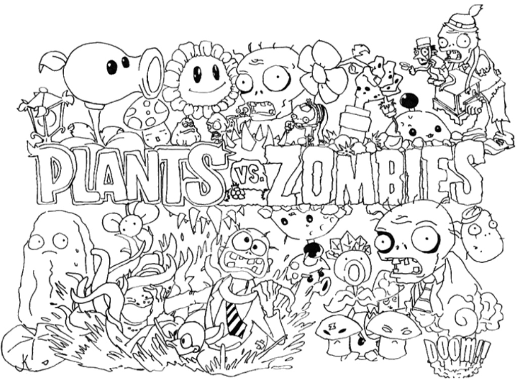 plants vs zombies coloring pages snow pea