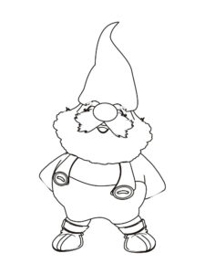 Gnome Coloring Pages - Best Coloring Pages For Kids