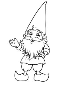 Gnome Coloring Pages - Best Coloring Pages For Kids