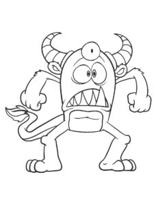 Monster Coloring Pages - Best Coloring Pages For Kids