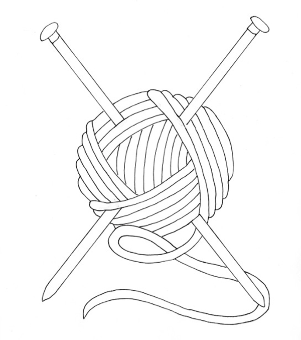 Knitting Coloring Pages - Best Coloring Pages For Kids