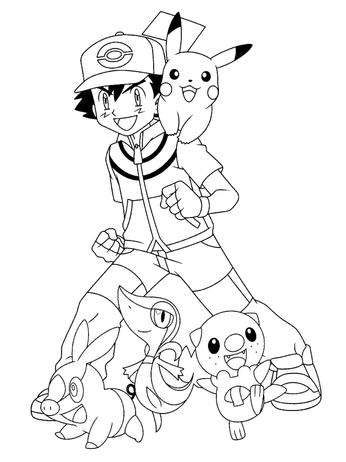 Ash Ketchum Coloring Pages - Best Coloring Pages For Kids