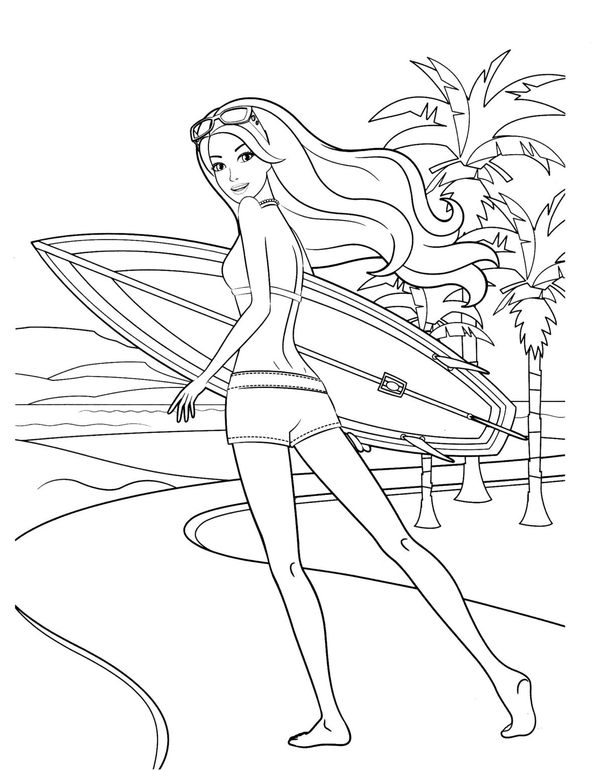 Palm Tree Coloring Pages - Best Coloring Pages For Kids