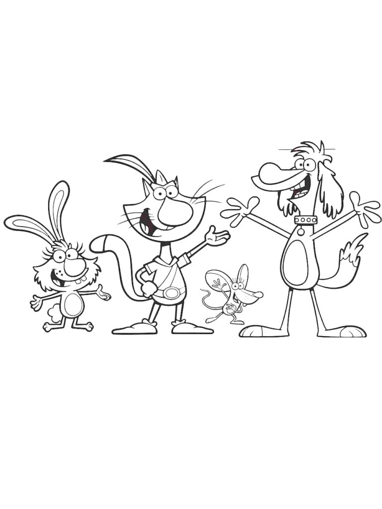 Nature Cat Coloring Pages - Best Coloring Pages For Kids