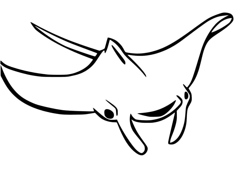 Manta Ray Coloring Pages - Best Coloring Pages For Kids