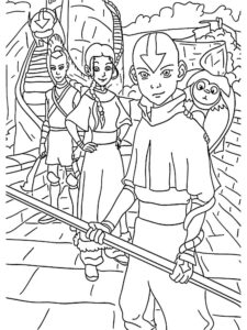 Avatar: The Last Air Bender Coloring Pages - Best Coloring Pages For Kids