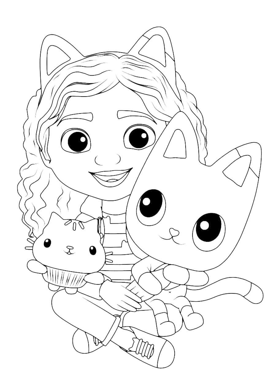 Gabbys Dollhouse Coloring Pages - Best Coloring Pages For Kids