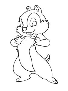 Chip and Dale Coloring Pages - Best Coloring Pages For Kids