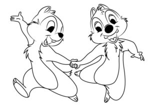 Chip and Dale Coloring Pages - Best Coloring Pages For Kids