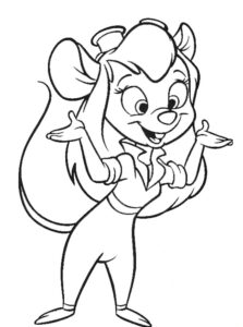 Chip and Dale Coloring Pages - Best Coloring Pages For Kids