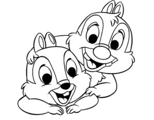 Chip and Dale Coloring Pages - Best Coloring Pages For Kids