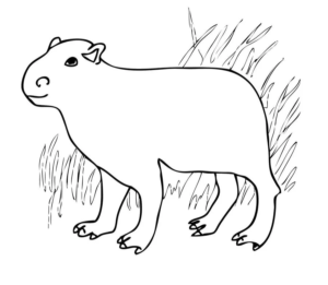 Capybara Coloring Pages - Best Coloring Pages For Kids