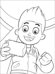 Ryder from Paw Patrol Coloring Pages - Best Coloring Pages For Kids