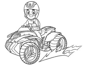 Ryder from Paw Patrol Coloring Pages - Best Coloring Pages For Kids