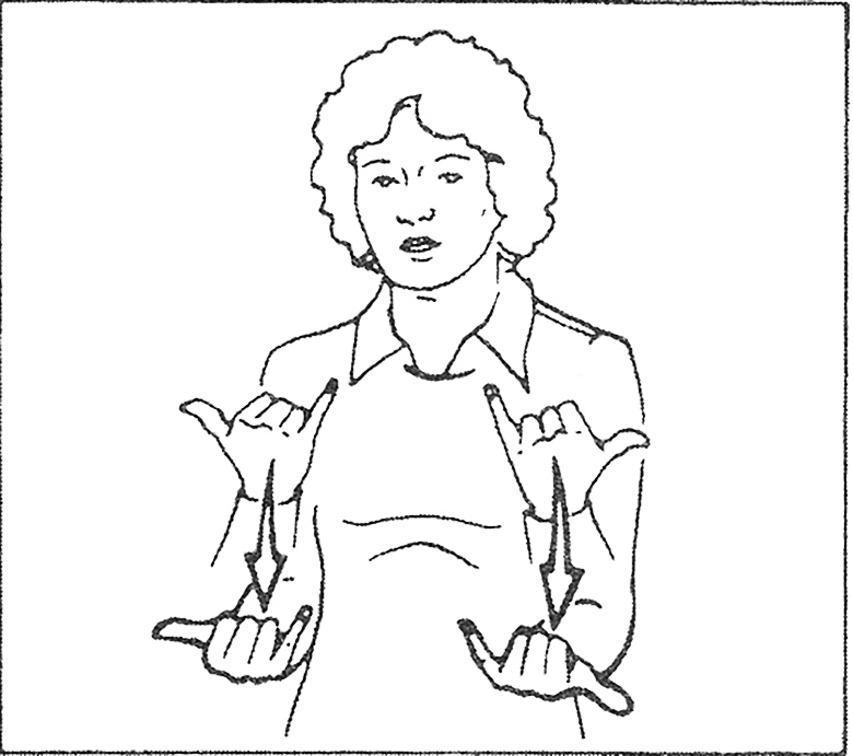 Now Sign Language Coloring Page