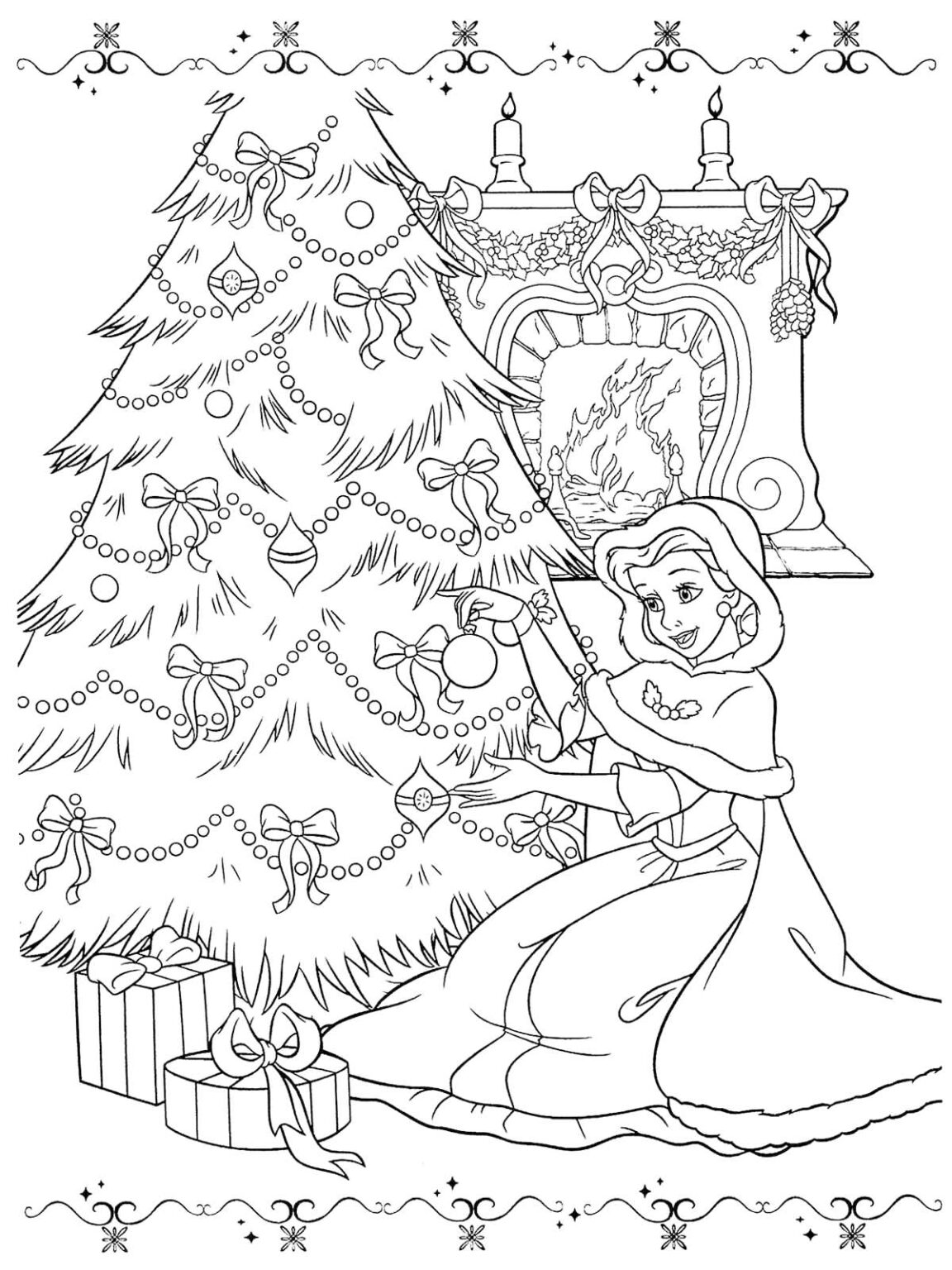 Fireplace Coloring Pages - Best Coloring Pages For Kids