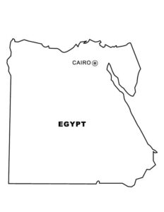 Egypt Coloring Pages Best Coloring Pages For Kids   Map Of Egypt Coloring Page 232x300 