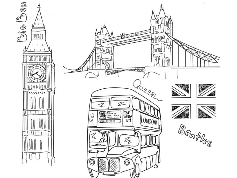 United Kingdom Coloring Pages - Best Coloring Pages For Kids