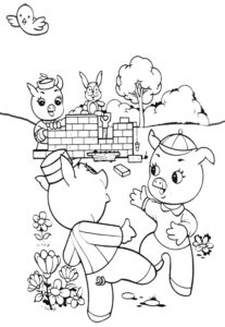 Three Little Pigs Coloring Pages - Best Coloring Pages For Kids