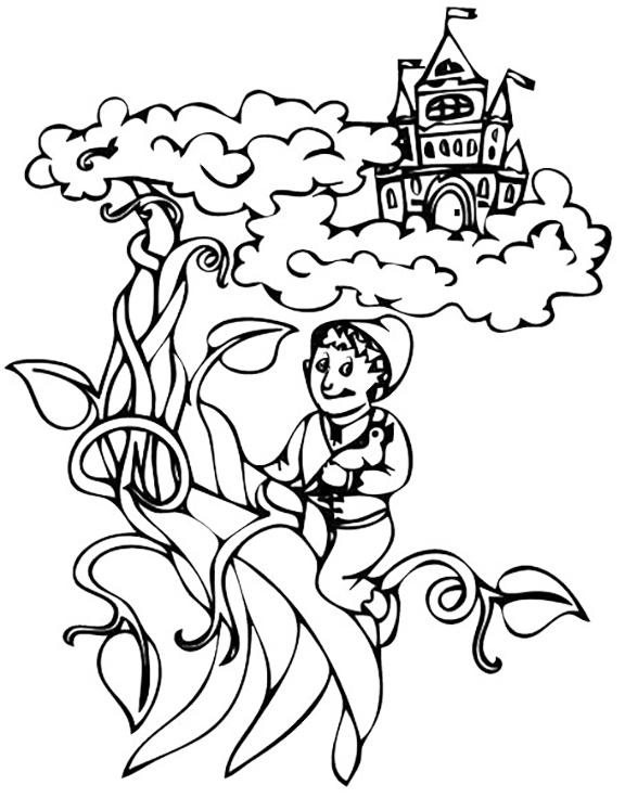 Jack And The Beanstalk Coloring Pages