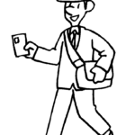 Mail Coloring Page