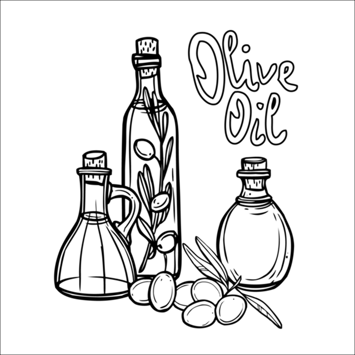 Olive Oil Coloring Page