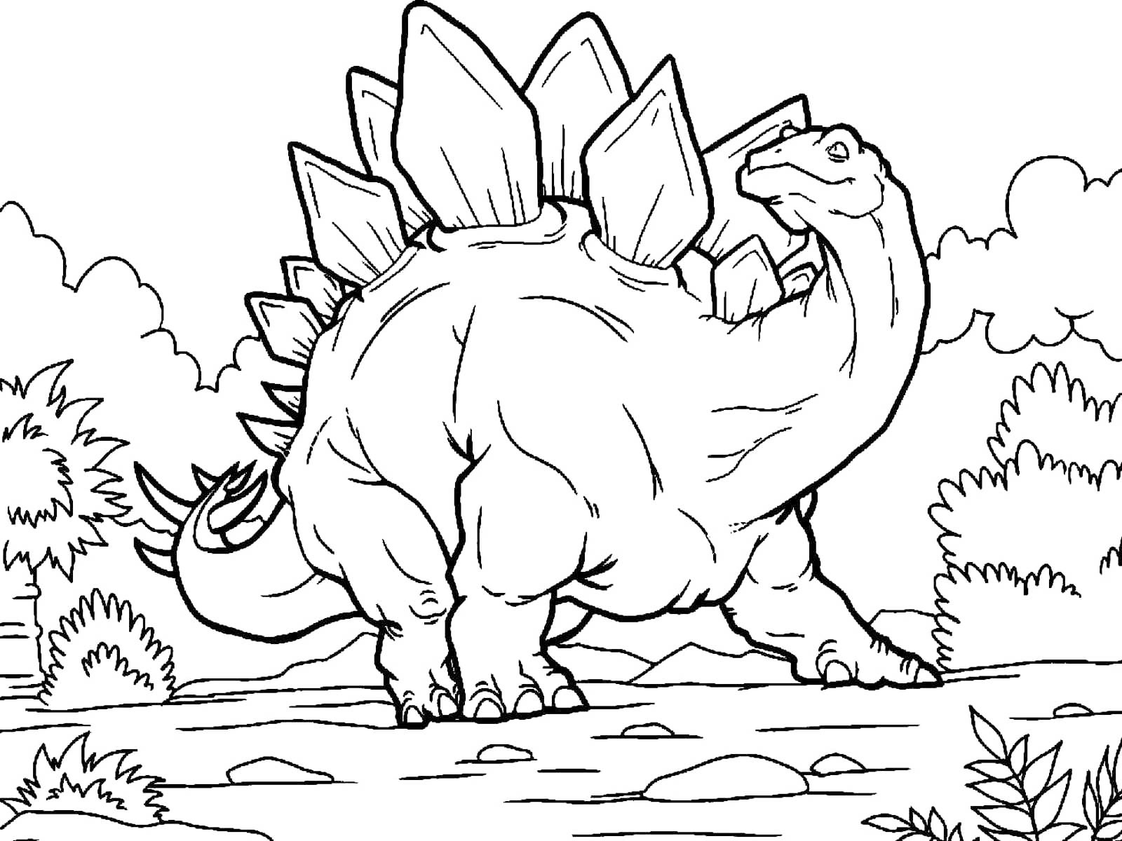 Stegosaurus Coloring Pages - Best Coloring Pages For Kids