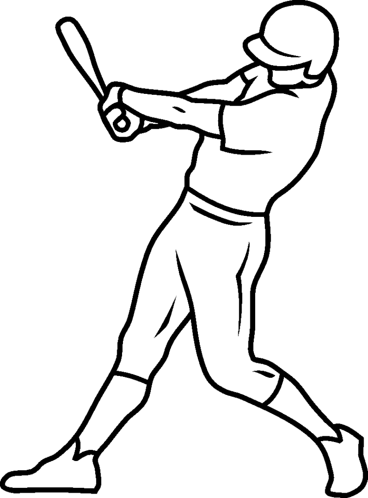 Baseball National Sport Of Panama Coloring Page