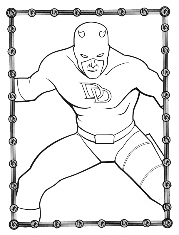 Daredevil Coloring Page