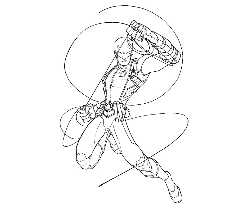 Daredevils Rope Coloring Page