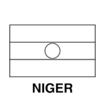 Flag Of Niger Coloring Page