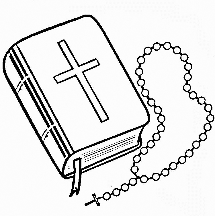 Holy Bible Coloring Page