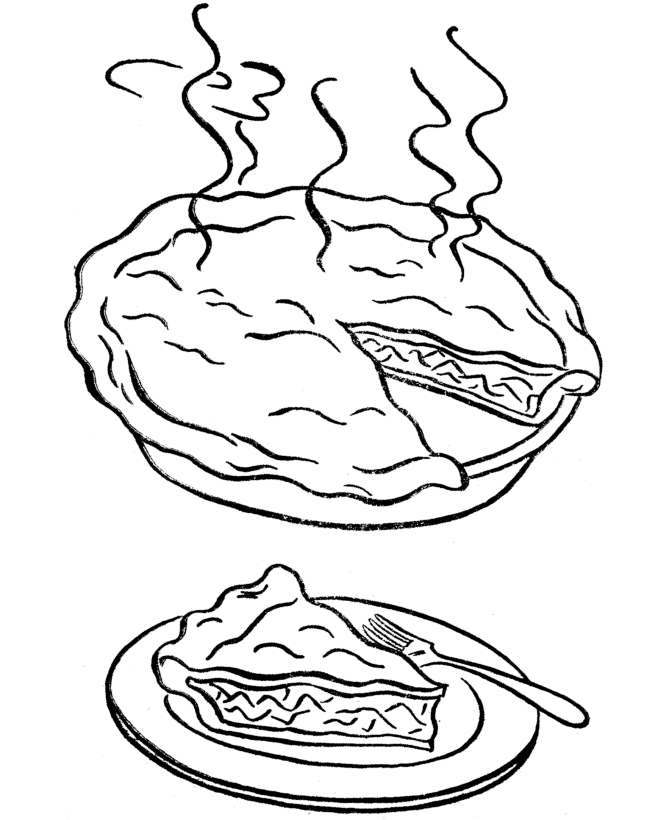 Meat Pies In Belize Coloring Page