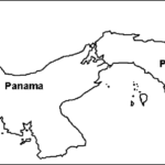 Panama Map Coloring Page