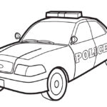 Police Car Coloring Pages