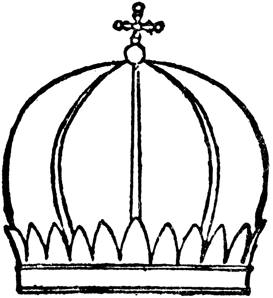 Popes Crown Coloring Page