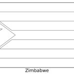 Zimbabwe Flag Coloring Page