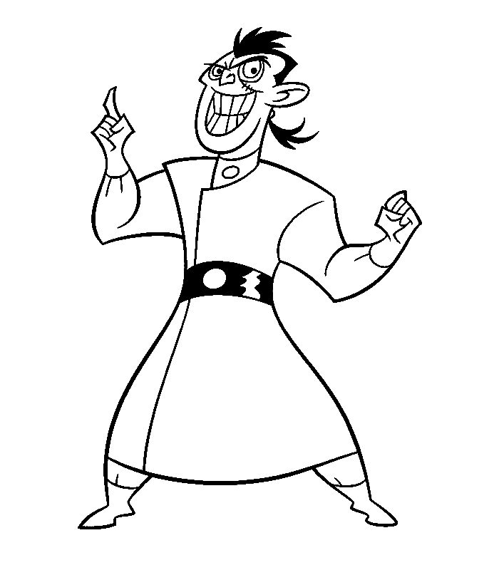 Dr Drakken Coloring Page