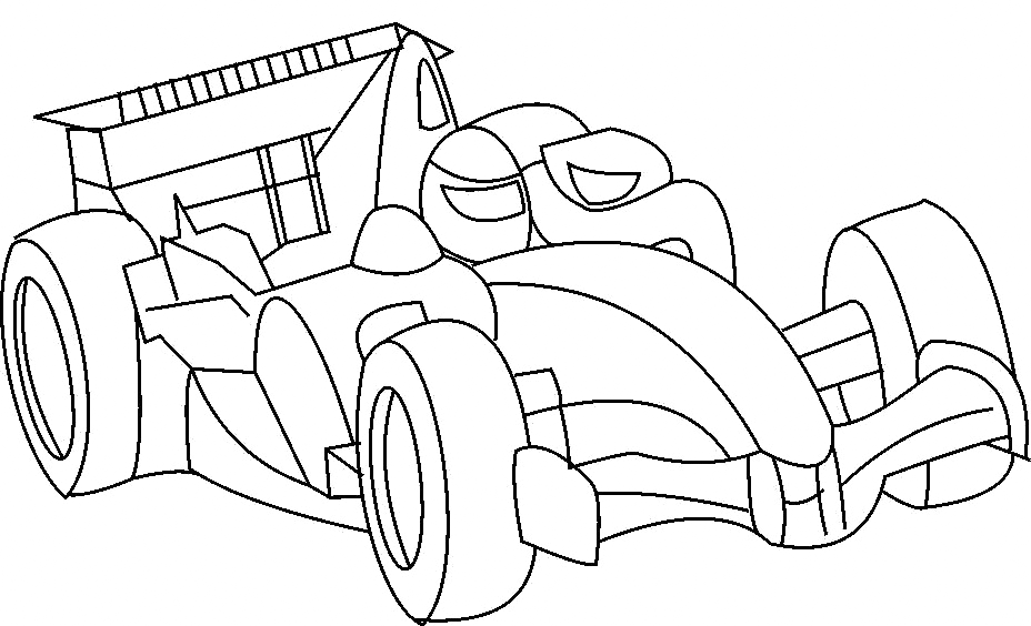 Formula One Races In Monaco Coloring Page