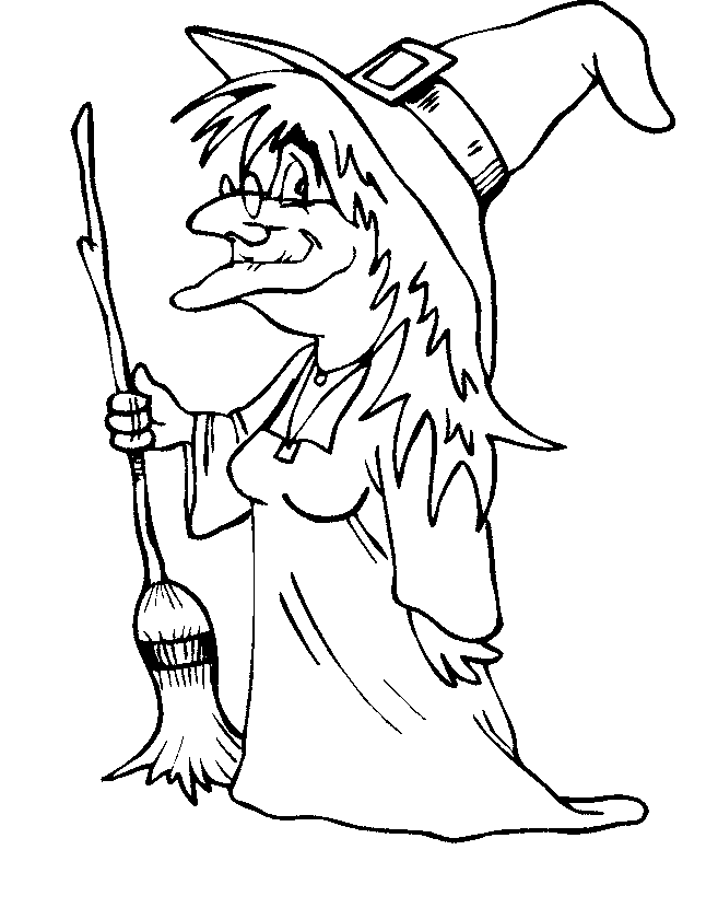 Frog Prince Witch Coloring Page